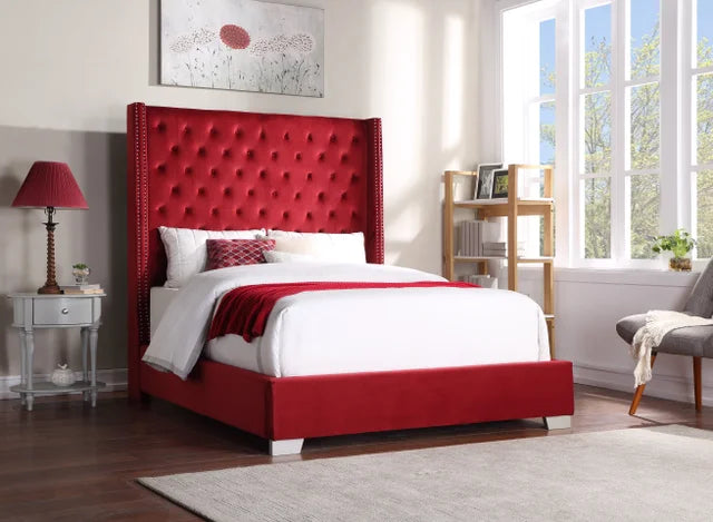 Cranberry Queen Bed